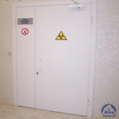 Рентгенозащитная алюминиевая дверь 1070х2080-1 мм купить в Омске